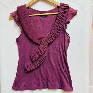 Anthropologie Deletta Tank Top XSmall
Burgundy purple business cotton